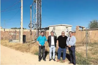  ?? JCCM ?? Antena colocada en Las Lagunas, término de Villafranc­a de los Caballeros