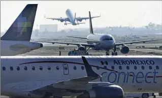  ?? MARCO UGARTE/AP 2022 ?? A venture between Aeromexico and Delta is in doubt because the U.S. Department of Transporta­tion has voiced concerns about changes in Mexican aviation under its new state regime. Delta called it regulatory overreach, and with Aeromexico, requested an extension.