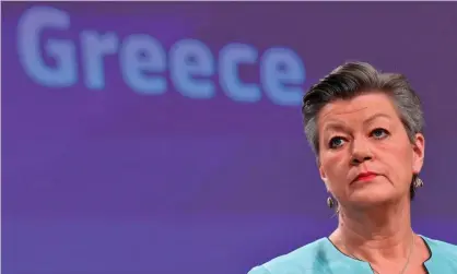  ??  ?? Ylva Johansson, pictured, said she wanted to discuss a detention centre where asylum seekers were reported to have been captured and beaten. Photograph: John Thys/Getty