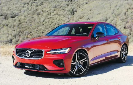  ?? PHOTOS: PETER BLEAKNEY/DRIVING ?? The new S60 is stylish both outside and in, carrying on the Volvo tradition with superlativ­e front seat comfort.