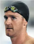  ??  ?? KEEPING AFLOAT: Cameron van der Burgh bemoans the disparity in funding between swimming and other sports codes