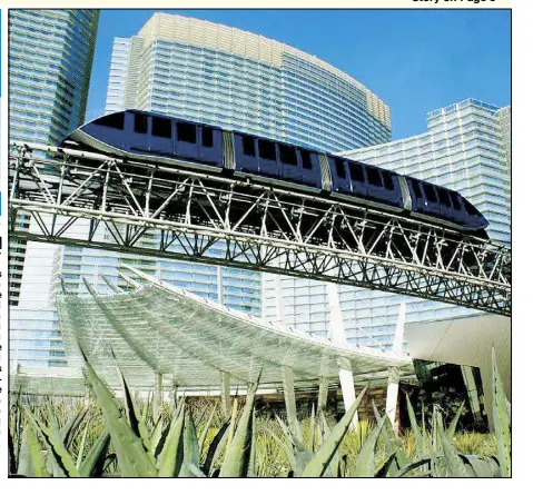  ??  ?? An artist’s rendition shows the proposed Skytrain monorail that will link the Metro Rail Transit’s Guadalupe station to Bonifacio Global City in Taguig.