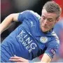  ??  ?? LOST OUT England’s Vardy was wanted by Barnsley