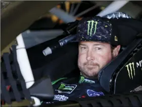  ??  ?? Kurt Busch waits in his car before NASCAR Cup Series auto racing practice on Friday, at New Hampshire Motor Speedway in Loudon, N.H. AP PHOTO/MARY SCHWALM