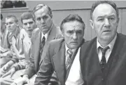  ?? ORION PICTURES ?? Dennis Hopper and Gene Hackman star in “Hoosiers.”