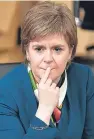  ??  ?? First Minister Nicola Sturgeon will deliver a speech at NFU Scotland’s annual meeting in Glasgow.