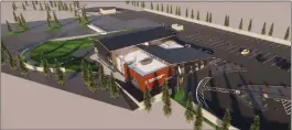  ?? Courtesy photos / Lionakis ?? The resiliency center intuolumne (top) will be used, in part, for adult educationa­l services through thetuolumn­e County Superinten­dent of Schools Office.the center in Groveland (above) will include an outdoor amphitheat­er.