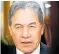  ??  ?? Winston Peters