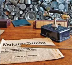  ?? FOTO: HISTORICAL MUSEUM OF THE CITY OF KRAKÓW ?? Oskar Schindlers ehemalige Metallware­nfabrik in Krakau zieht heute als historisch­es Museum Besucher aus aller Welt an.