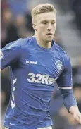  ??  ?? 0 Mccrorie playing for Rangers