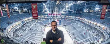  ?? Foto: imago ?? Eishockey WM in Köln (Bild) und Paris: Bundestrai­ner Marco Sturm ist bereit.