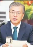  ??  ?? MOON JAE-IN