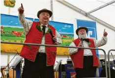  ?? Foto: Toni Kutscherau­er ?? Die „Wildecker Herzbuben“brachten das Publikum im Forheimer Festzelt zum Schunkeln.