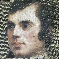  ??  ?? Clockwise from far left: Curator Sheilagh Tennant by a steel mesh bard by David Begbie;
Ploughman Poet,
2012, by Adrian Wiszniewsk­i; Portrait of Robert Burns (after
Skirving) ,by Calum Colvin;
Bell, 2006, by Graham Fagen; a portrait by David Mach;...