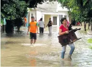  ?? CORTESÍA ?? Varias familias quedaron afectadas.