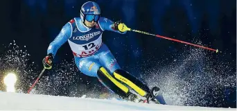  ?? (Getty Images) ?? Rabbia Dominik Paris, 29 anni, primo in combinata dopo la discesa, è scivolato al nono posto al termine dello slalom. L’azzurro, oro nel superg, si è lamentato per la pista che ha favorito la vittoria del francese Pinturault