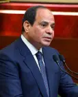  ??  ?? SWORN IN: President Sisi