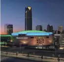  ?? DOUG HOKE/USA TODAY NETWORK ?? Paycom Center will remain the home for the Thunder until at least 2029 before Oklahoma City builds a new arena.