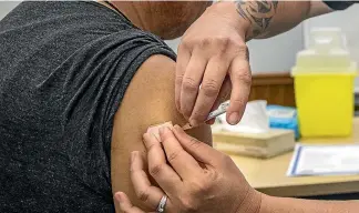  ??  ?? Tourism Minister Stuart Nash pushed the importance of Covid-19 vaccinatio­ns for frontline workers at this year’s Trenz tourism industry conference. He urged operators to support their employees to make the decision to vaccinate.