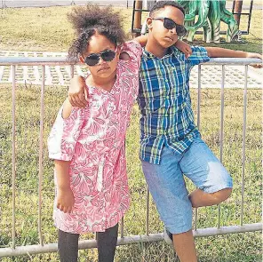  ??  ?? Endris Mohammed killed his children Leanor, six, (left) and Saros Endris, eight, and with a petrol-soaked cloth