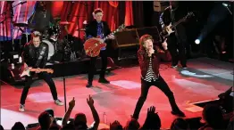  ?? ?? The Rolling Stones perform at a celebratio­n for the release of their new album, “Hackney Diamonds,” on Oct. 19, 2023, in New York.