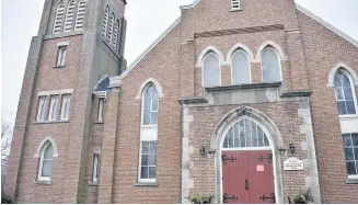  ?? ADAM MACINNIS/THE NEWS ?? Trinity United Church in New Glasgow is one of the many churches that has had to cancel services and programs because of COVID-19. But they are finding alternativ­e ways to minister.