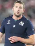  ??  ?? Stood down: Finn Russell fell foul of Scotland chiefs