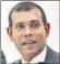  ??  ?? Former president Mohamed Nasheed