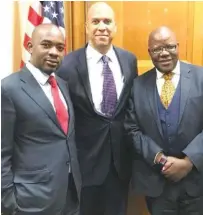  ?? US ?? Nelson Chamisa (left) and Tendai Biti do not hide their links to political players