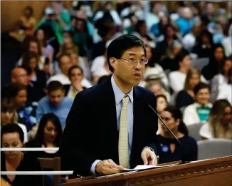  ?? ASSOCIATED PRESS ?? State Senator Dr. Richard Pan is shown in this file photo. The State Legislatur­e returns to session today.