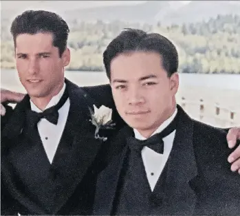  ??  ?? Political rivals Glen Chernen and Ken Sim attended elementary school and high school together.