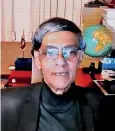  ?? ?? Prof. Mohan Munasinghe, 2021 Blue Planet Prize Laureate and Vice Chair of the UN Intergover­nmental Panel on Climate Change, who shared the 2007 Nobel Peace Prize