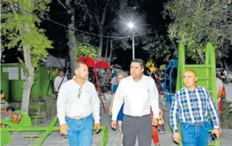  ?? SOFY RAMÍREZ ?? Homero Martínez supervisó las obras en la Plazuela Benito Juárez