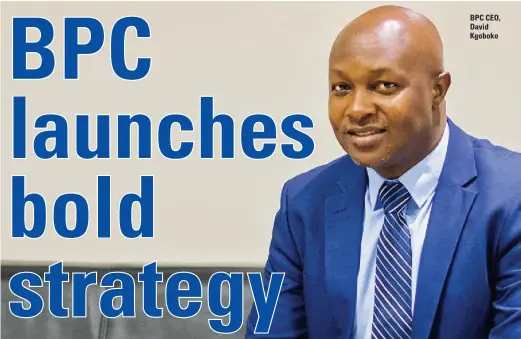  ?? ?? BPC CEO, David Kgoboko