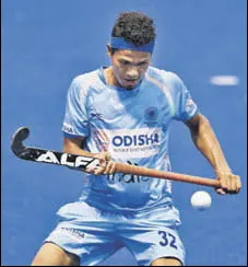  ?? HOCKEY INDIA ?? Shilanand Lakra scored in the 43rd minute.