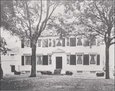  ?? Times Union archives ?? The state is planning to use Johnson Hall in Johnstown, as seen here in 1963, to teach more about Native Americans.