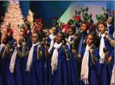  ?? PHOTO BY DANIELLE ZAROS ?? The Treble Choir from the Young Singers of the Palm Beaches rehearses a number for a winter show at the Kravis Center. The group is facing a huge cut in state programmin­g support.