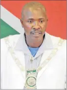  ?? Picture: Facebook ?? The former mayor of Siyathemba Municipali­ty in Prieska, Howard Tsume.