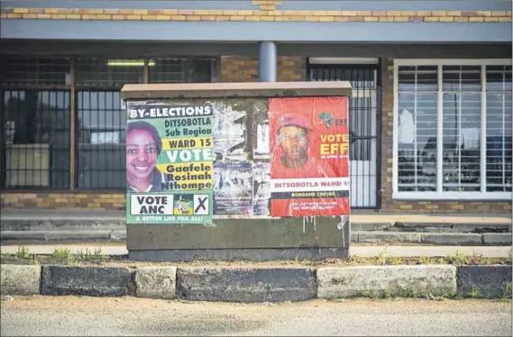  ?? Photo: Delwyn Verasamy ?? Mobilising support: The upcoming local government elections leave the ANC politicall­y vulnerable.