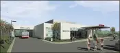  ?? CONTRIBUTE­D ?? An artist’s rendering depicts the standalone emergency department Wellington Regional Medical Center plans to build in the new city of Westlake at Seminole Pratt Whitney Road and Persimmon Boulevard.