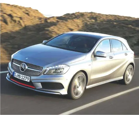  ??  ?? New Mercedes Benz A-Class