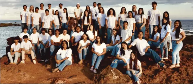  ?? Photo credit – Philip Sowers ?? Lana‘i High and Elementary School graduating seniors.