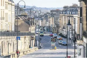  ??  ?? The London Road are in Bath could see parking bans