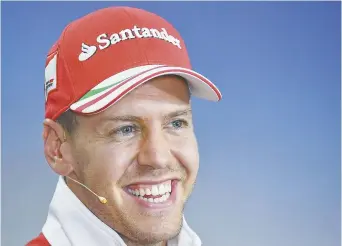  ??  ?? Sebastien Vettel n’est qu’à un point du sommet des classement­s des conducteus de la F1.