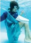  ??  ?? The brand’s latest campaign images were shot underwater. Supplied