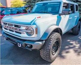  ?? KIMBERLY P. MITCHELL/DETROIT FREE PRESS ?? A year after ordering the new Ford Bronco, some customers are still waiting for delivery.