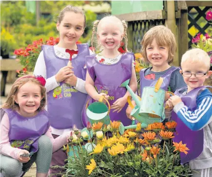  ?? MARTIN SHIELDS ?? Little Seedlings Holiday Club at Dobbies