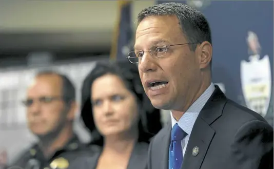  ??  ?? Pennsylvan­ia Attorney General Josh Shapiro said his office is seeking a settlement with a defunct investment firm over the repayment of student debt.