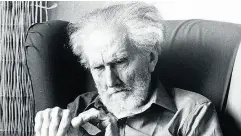  ?? DAVID LEES / TIME LIFE PICTURES / GETTY IMAGES FILES ?? Poet Ezra Pound, shown here at 95, was a complex man.