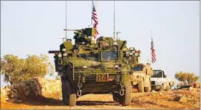  ??  ?? Honderden Amerikaans­e militairen extra ingezet in Syrië. (The Telegraph)